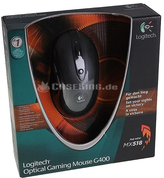 Logitech G400 Optical Gaming Mouse, USB