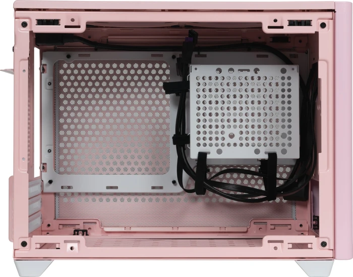 Cooler Master MasterBox NR200P Color Edition Flamingo Pink, Glasfenster, Mini-ITX