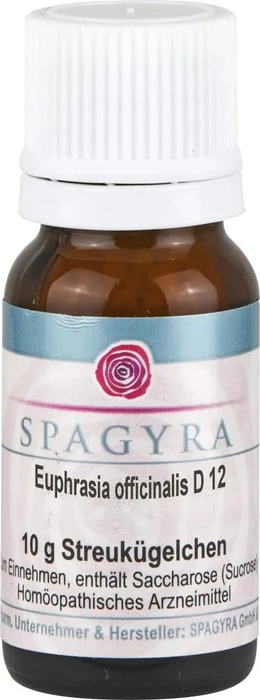 Spagyra Euphrasia Officinalis D12 Globuli, 10g