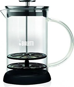 Bialetti Glas Cappuccinatore manueller Milchaufschäumer