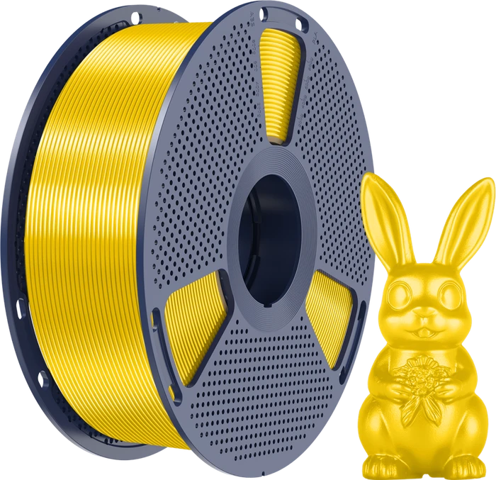 Sunlu Silk PLA+, gelb, Spule, 1.75mm, 1.00kg