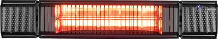 Euromac Heat and Beat Terrassenheizer inkl. Lautsprecher schwarz
