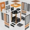 Thermaltake The Tower 100 Metallic Gold, orange, Glasfenster, Mini-ITX Vorschaubild