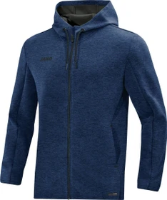 Jako Premium Basics Hoodie marine meliert