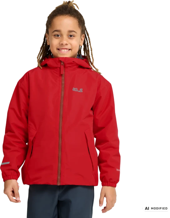 Jack Wolfskin Iceland 3in1 Funktionsjacke siren red (Junior)