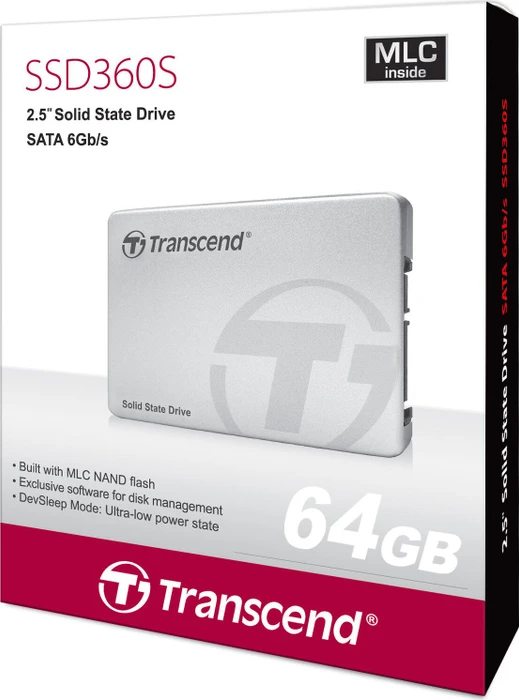 Transcend SSD360S 64GB, 2.5" / SATA 6Gb/s