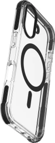 Cellularline Tetra Force Strong Guard Mag für Apple iPhone 16 transparent/schwarz