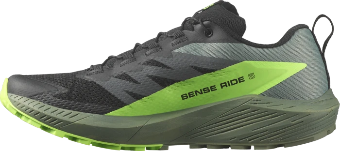 Salomon Sense Ride 5 black/laurel wreath/green gecko (Herren)