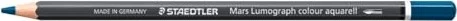 Staedtler Mars Lumograph colour aquarell 104 Aquarellstift grünblau dunkel, Kartonetui, 6er-Pack