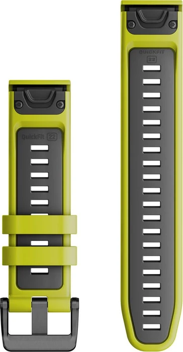 Garmin Ersatzarmband QuickFit 22 Silikon electric lime/graphite