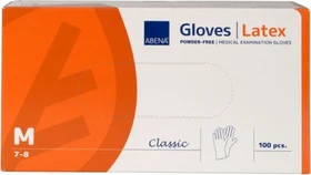 Abena Latex Einweghandschuhe M transparent, 1000 Stück