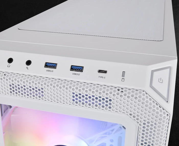 Thermaltake View 300 MX Snow Edition, weiß, Glasfenster