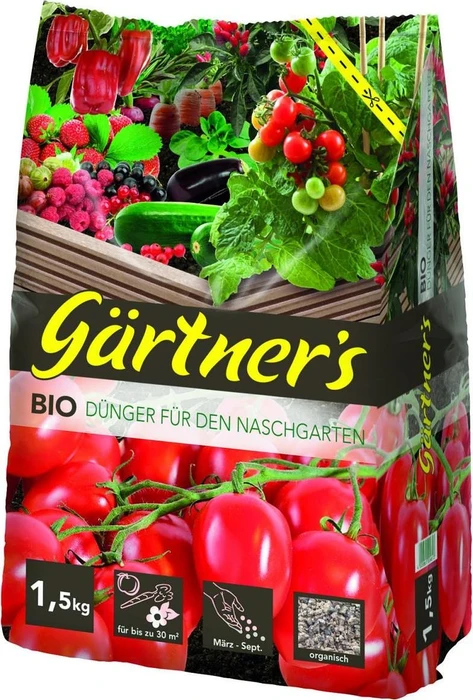 Gärtner's Bio Dünger für den Naschgarten, 1.5kg