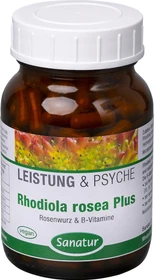 Sanatur Rhodiola Rosea Plus B-Vitamine Kapseln, 180 Stück