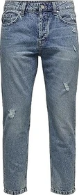 ONLY & SONS Tapered Mid Avi Jeans blue denim (Herren)