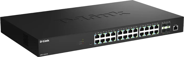D-Link DMS-1250 Rackmount 2.5G Smart Switch, 24x RJ-45, 4x SFP+