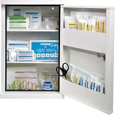 Söhngen Verbandschrank NovoLine 2 Industrie Norm weiß