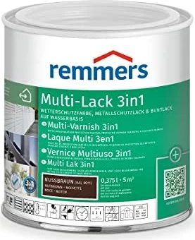 Remmers Multi-Lack 3in1 Metallschutzmittel nussbraun (RAL8011), 375ml
