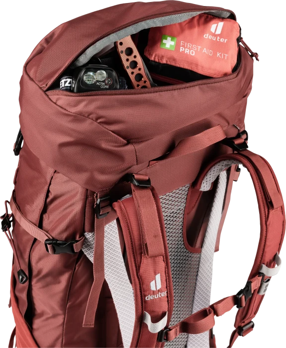 Deuter Futura Air Trek 45+10 SL redwood/lava (Damen)