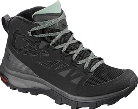 Salomon OUTline Mid GTX black/magnet/green milieu (Damen)