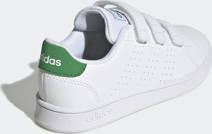 adidas Advantage Court Lifestyle Hook-and-Loop cloud white/green/core black (Junior)
