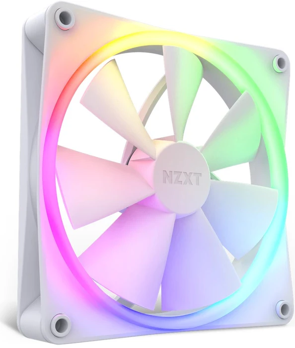 NZXT F Series F140 RGB, Matte White, weiß, 140mm