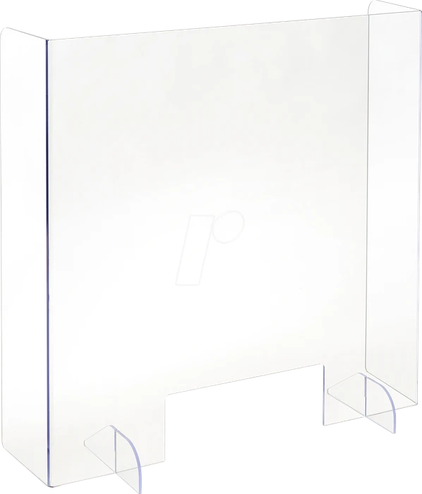 Trennplex Hygieneschutz Thekenaufsatz Corner 90, transparent, 80x70cm (TP800-700 C-90)