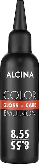 Alcina Color Gloss + Care Emulsion Haartönung 8.55 hellblond intensiv rot, 100ml