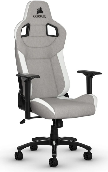 Corsair T3 Rush Gamingstuhl, grau/weiß