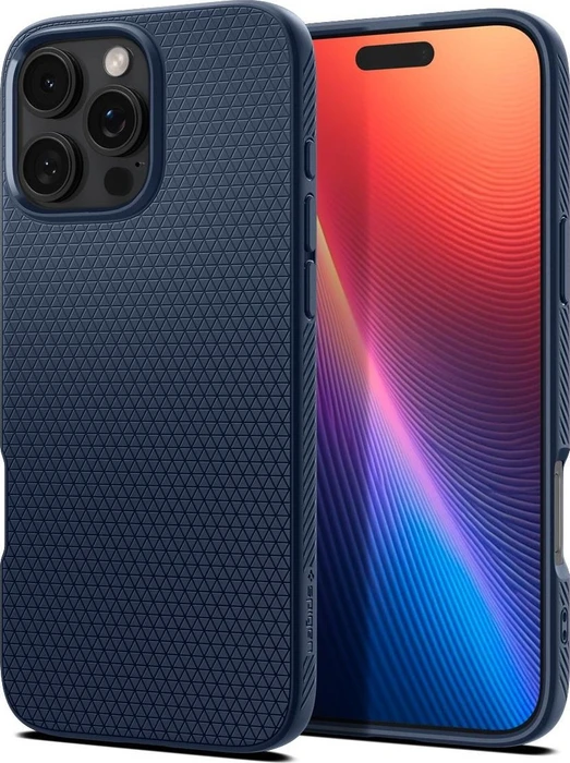 Spigen Liquid Air für Apple iPhone 16 Pro navy blue