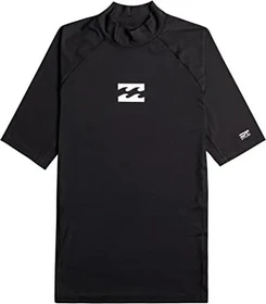 Billabong Waves All Day Rashguard Funktionsshirt kurzarm schwarz (Herren)