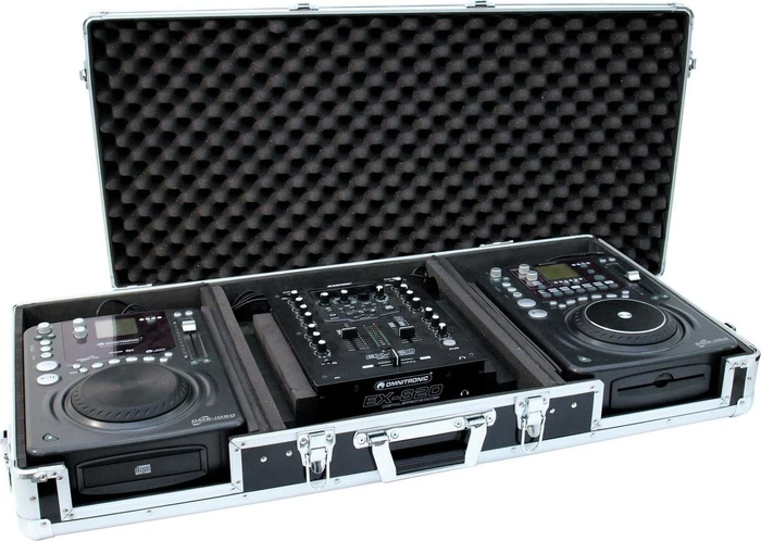 Roadinger Universal-Konsole DIGI-1 2xCD/1xM-12 schwarz