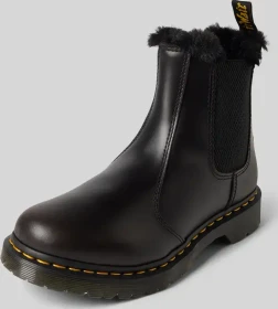 Dr. Martens 2976 Leonore Faux Fur Lined Chelsea Boots dark grey (Damen)