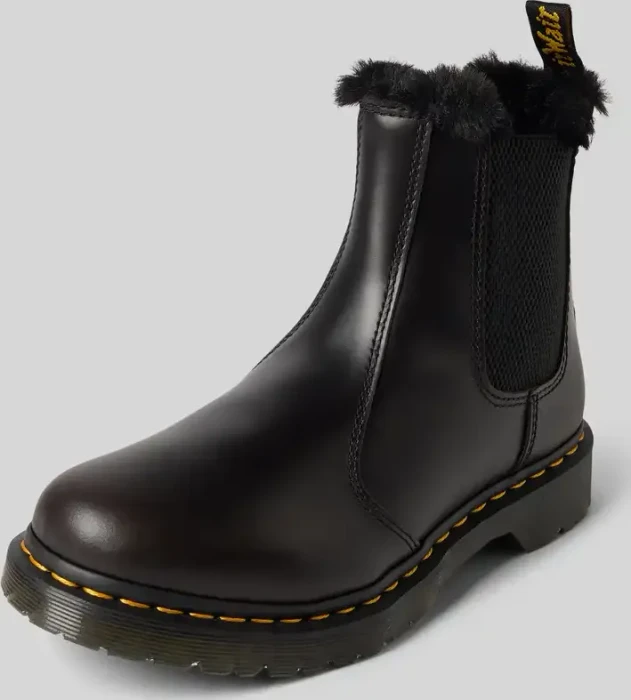 Dr. Martens 2976 Leonore Faux Fur Lined Chelsea Boots dark grey (Damen)