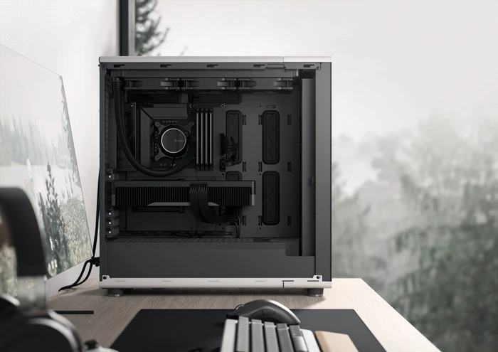 Fractal Design North XL RC Chalk White TG Clear, Glasfenster