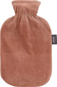 Fashy Wärmflasche mit Flauschbezug braun