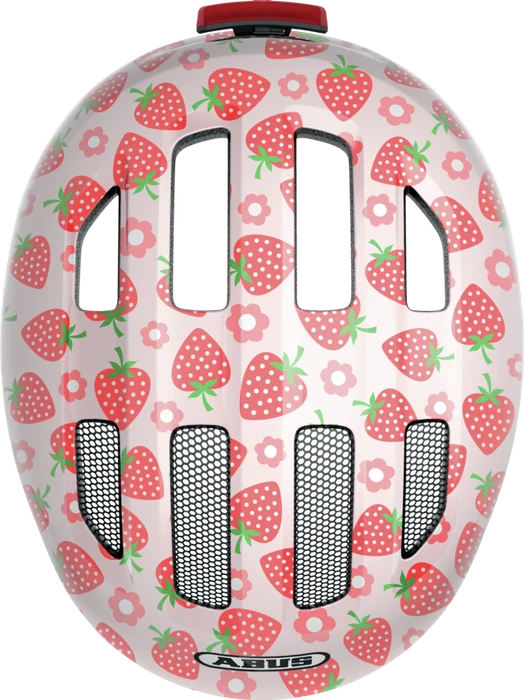 ABUS Smiley 3.0 LED Kinderhelm rose strawberry