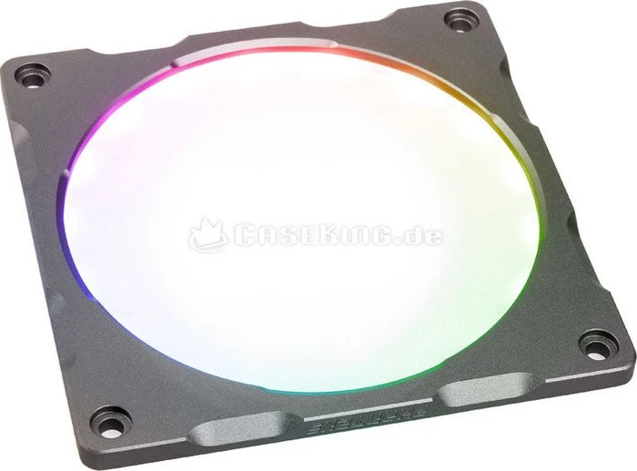 Phanteks Halos Lux Digital RGB LED 120mm Rahmen, Aluminium grau