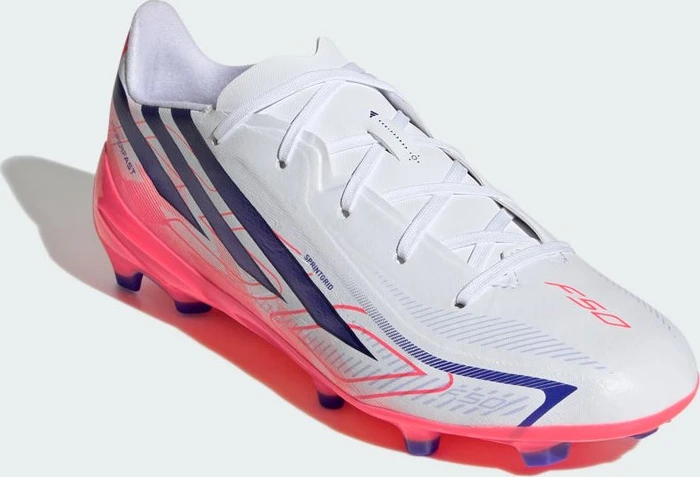adidas F50 Hyperfast League FG cloud white/solar purple/solar turbo (Junior)