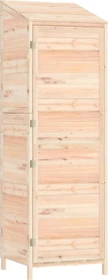 vidaXL Massivholz Geräteschrank 55x174cm natur