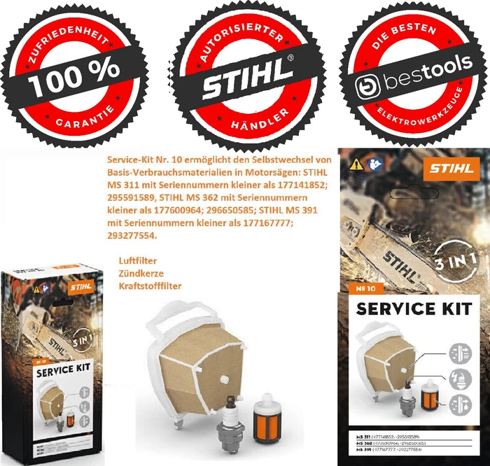 Stihl Service Kit 10 für Stihl Kettensäge