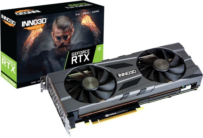 INNO3D GeForce RTX 2080 SUPER Twin X2 OC, 8GB GDDR6, HDMI, 3x DP
