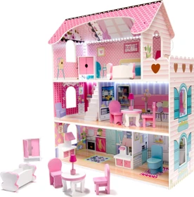 Polesie Puppenhaus Stadtvilla pink
