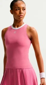 Nike Court Advantage Dri-FIT Funktionsshirt ärmellos peony/white (Damen)