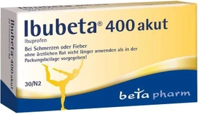 betapharm Ibubeta 400 akut Filmtabletten, 30 Stück