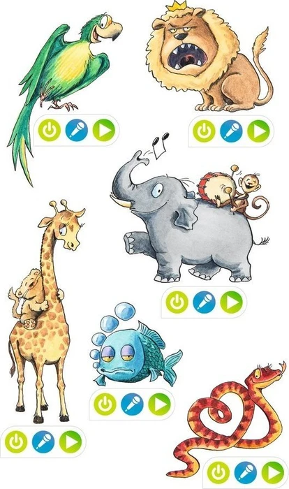 Ravensburger tiptoi Create Sticker Lustige Tiere