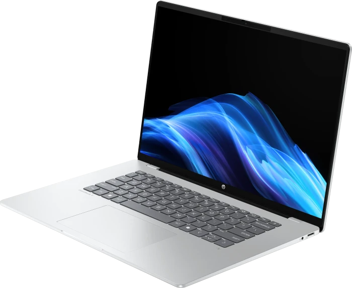 HP OmniBook 5 NGAI 16-bf0377ng, Glacier Silver, Snapdragon X Plus - X1P-42-100, 32GB RAM, 1TB SSD, DE