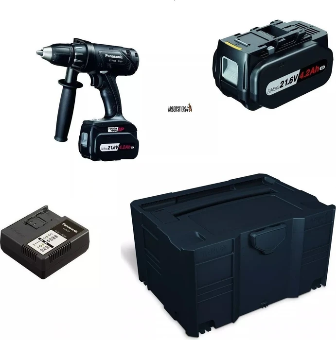 Panasonic EY7460LS2S Akku-Bohrschrauber inkl. Koffer + 2 Akkus 4.2Ah
