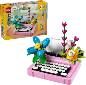 LEGO Creator 3in1 - Schreibmaschine mit Blumen