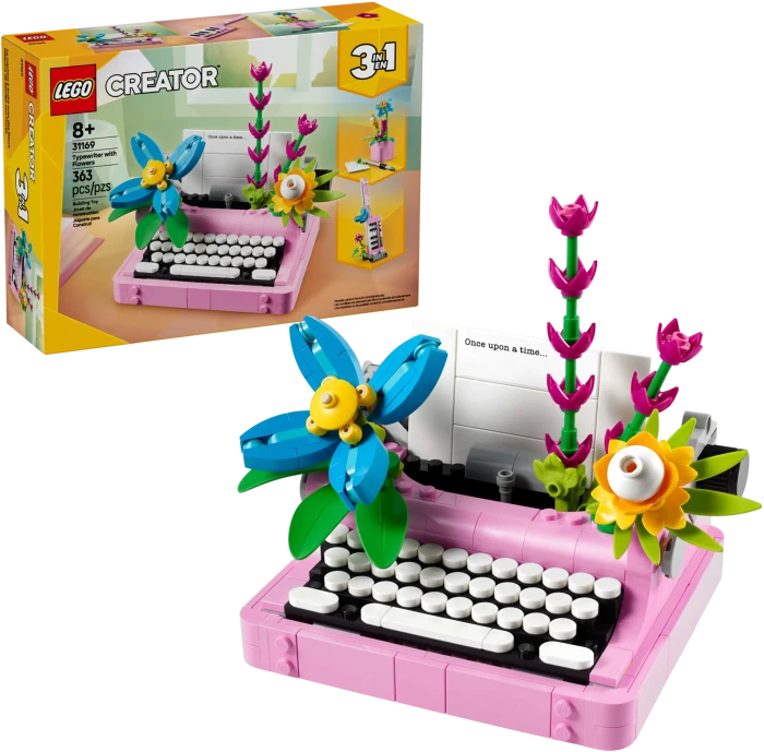 LEGO Creator 3in1 - Schreibmaschine mit Blumen